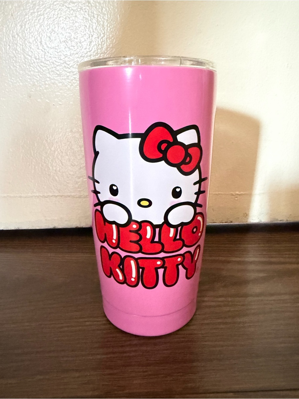 *BRAND NEW* Hello Kitty Red Character Pink Stainless Steel Water/Coffee Tumbler